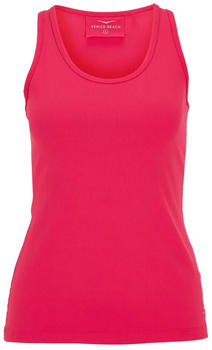 Venice Beach Women's Brenda Drytivity Rib Tank Top Ruby Red