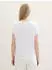 Tom Tailor T-Shirt aus Materialmix (1040547) whisper white