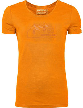 Ortovox 150 Cool Vintage Badge T-Shirt (84068) autumn-leaves Ortovox 150 Cool Vintage Badge T-Shirt (84068) autumn-leaves