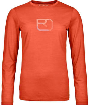 Ortovox 150 Cool Mtn Silhouette Longsleeve (84081) sunset orange