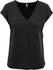 Only Onlfree S S Modal V-Neck Top schwarz