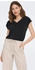 Only Onlfree S S Modal V-Neck Top schwarz