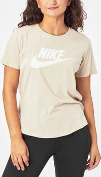 Nike NSW TEE ESSNTL ICN FTRA Shirt sanddrift weiß