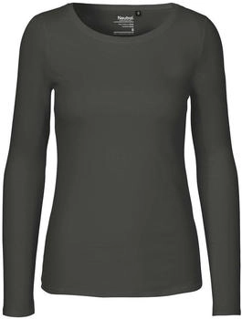 Neutral Damen T-Shirt langarm O81050 anthrazit