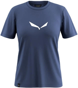 Salewa Solid Dri-Release T-Shirt Bergsport blau weiß