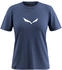 Salewa Solid Dri-Release T-Shirt Bergsport blau weiß