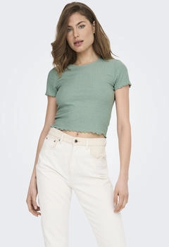 Only T-Shirt 'ONLEmma' jade 7681224 – Atemberaubende Farbkombination für Ihren individuellen Look