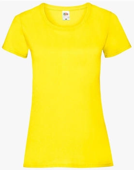 Fruit of the Loom Valueweight T Damen T-Shirt gelb