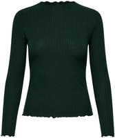 ONLY Langarmshirt "ONLEMMA L/S HIGH NECK TOP" Materialmix