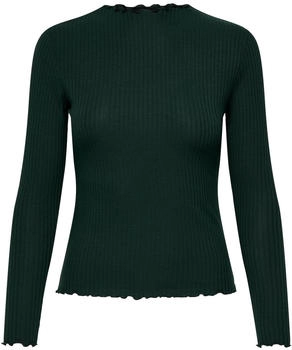Only Langarmshirt 'EMMA' Ripp-Optik
