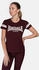 Lonsdale Killegray Freizeit T-Shirt oxblood weiß