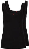 HUGO Underwear Tanktop "TWIN VEST" Packung, 2er-Pack, mit vertikalem Logoprint