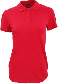 Sol's Perfect Damen Polo-Shirt kurzarm rot