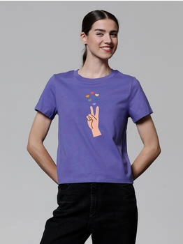 watapparel T-Shirt Spread Love purple