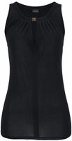 LASCANA Tanktop mit Zieraccessoire, l&auml;ssiges Jerseytop, casual