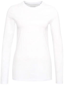 Opus Langarmshirt Smilla gerade weiß