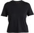 Icebreaker Merino Tech Lite III SS Crop Tee schwarz