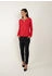 Seidel Langarmshirt Tropfenausschnitt rot