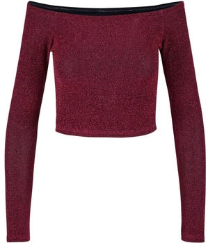 Urban Classics Damen Shirt burgund