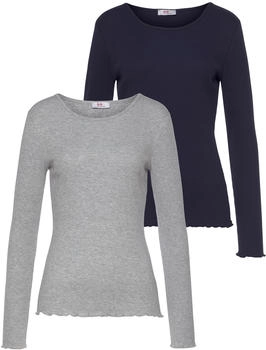 FLG Flashlights by OTTO Shirt navy graumeliert