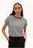 armedangels Idaara Stripes T-Shirt grau weiß