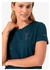 Super Natural Gipfelglück Tee Merinoshirt blau kupfer