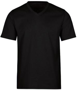 Trigema T-Shirt 'V-Shirt DELUXE' schwarz