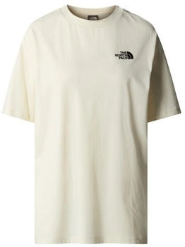The North Face S S Essential Oversize Tee beige wei&szlig;