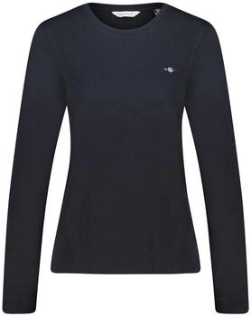 GANT Longsleeve Regular Fit schwarz