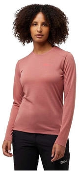 Jack Wolfskin Vonnan Langarm-t-shirt mineral red A60290-J0127