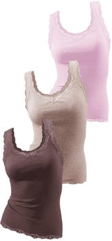 H.I.S Jeans Tanktop beige braun rosa