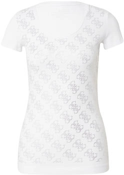 Guess T-Shirt transparent weiß