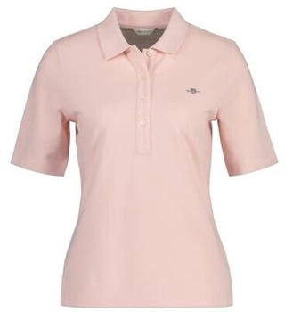 GANT Slim Shield Pique Polohemd faded pink