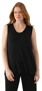 Ulla Popken Slinkytop T-Shirt schwarz