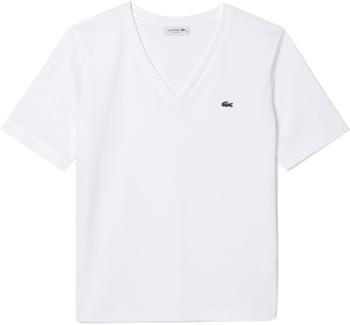 Lacoste Damen T-Shirt baumwolle weiss