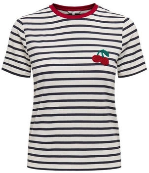 Only ONLHEART S S TEE JRS cloud dancer