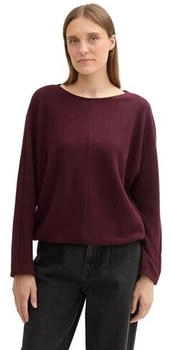 Tom Tailor Longsleeve mit Fledermaus&auml;rmeln (1043159) black berry melange