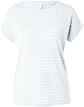 S.Oliver Loose Fit-Shirt im Lyocellmix (2165942) blau/wei&szlig;