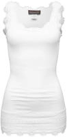 rosemunde Spitzentop "Benita Silk Top Camisole mit Seide" Vintage-Spitze am