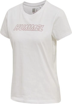Hummel TE CALI Baumwoll-T-Shirt weiß verblasste rose