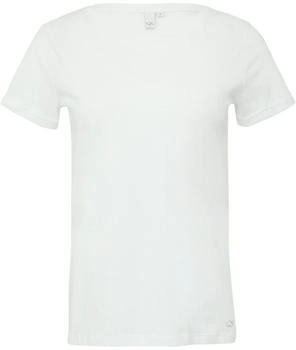 S.Oliver Baumwollshirt mit Rundhalsausschnitt (2163612) weiß