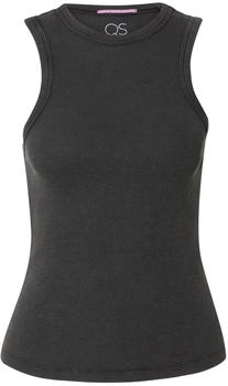 S.Oliver Slim-Fit-Tanktop aus Rippware im Vintage-Look (2147425) schwarz