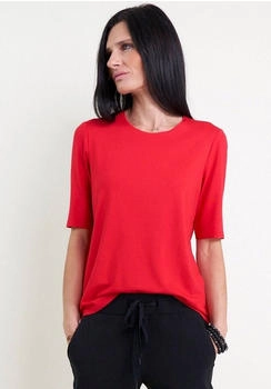 Seidel T-Shirt Rundhalsausschnitt rot