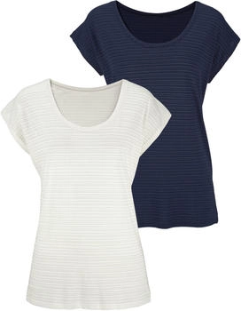 Beach Time by Otto Damen T-Shirt beige marine