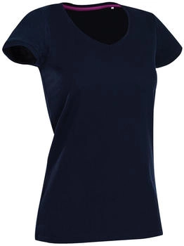 Stedman V-Shirt Megan damen marina blau