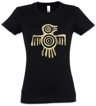 Urban Backwoods Aztec Bird II T-Shirt schwarz