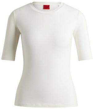 HUGO Slim-Fit T-Shirt Darnelia 50515019 wei&szlig;