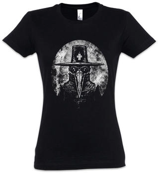 Urban Backwoods Plague Doctor I Damen T-Shirt schwarz