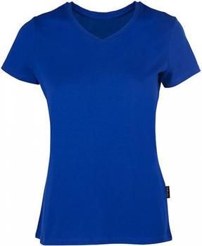 HRM F Luxury V-Neck Tee royal blau