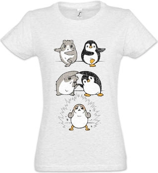 Urban Backwoods Porg Fusion Damen T-Shirt hellgrau